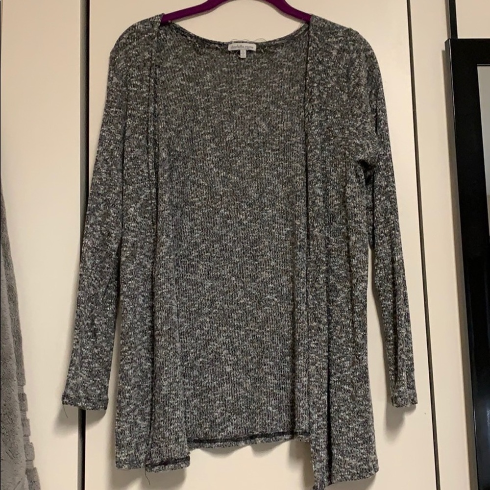 CHARLOTTE RUSSE gray cardigan